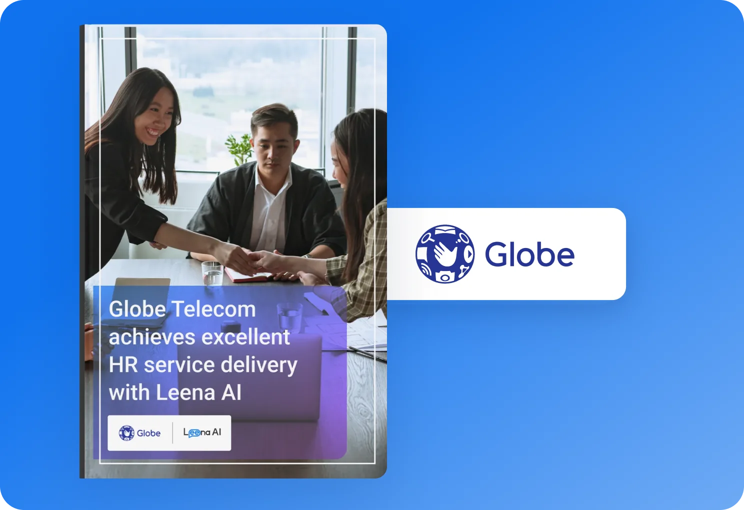 Leena AI customer Globe Telecom