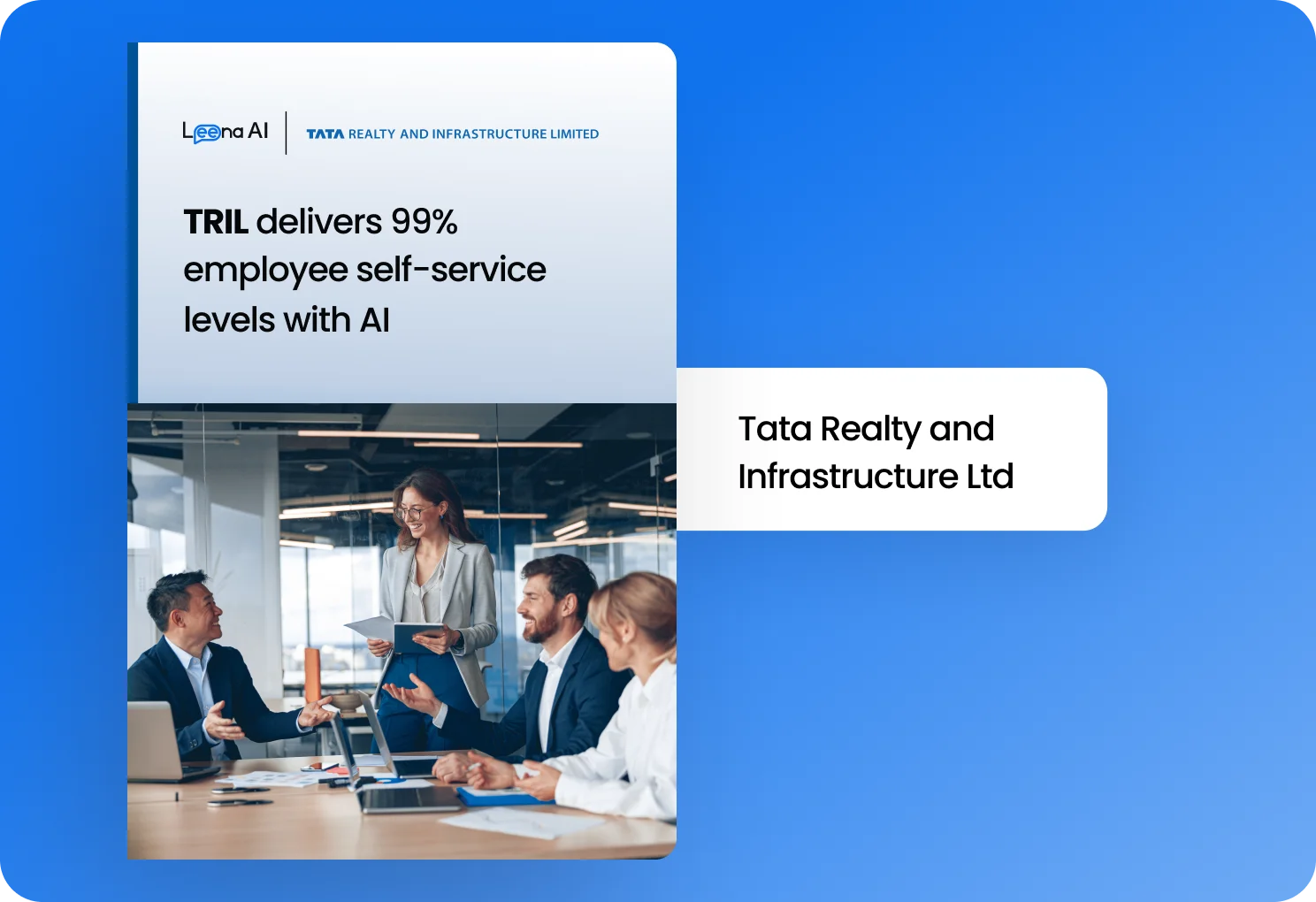 Leena AI customer Tata Realty